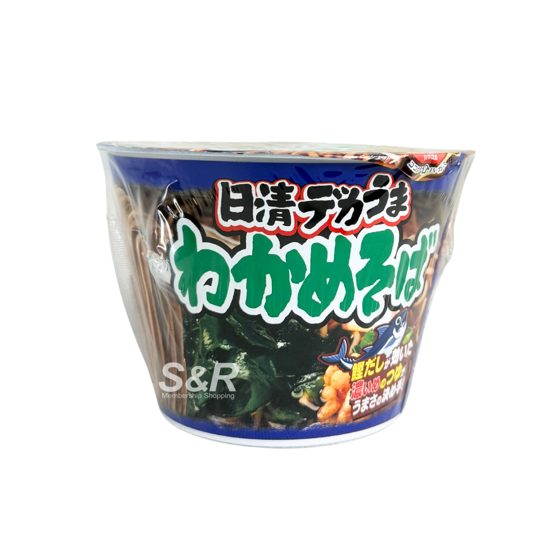 Nissin Dekauma Wakame soba Cup Noodle 106g Nissin Dekauma Wakame soba Cup Noodle 106g